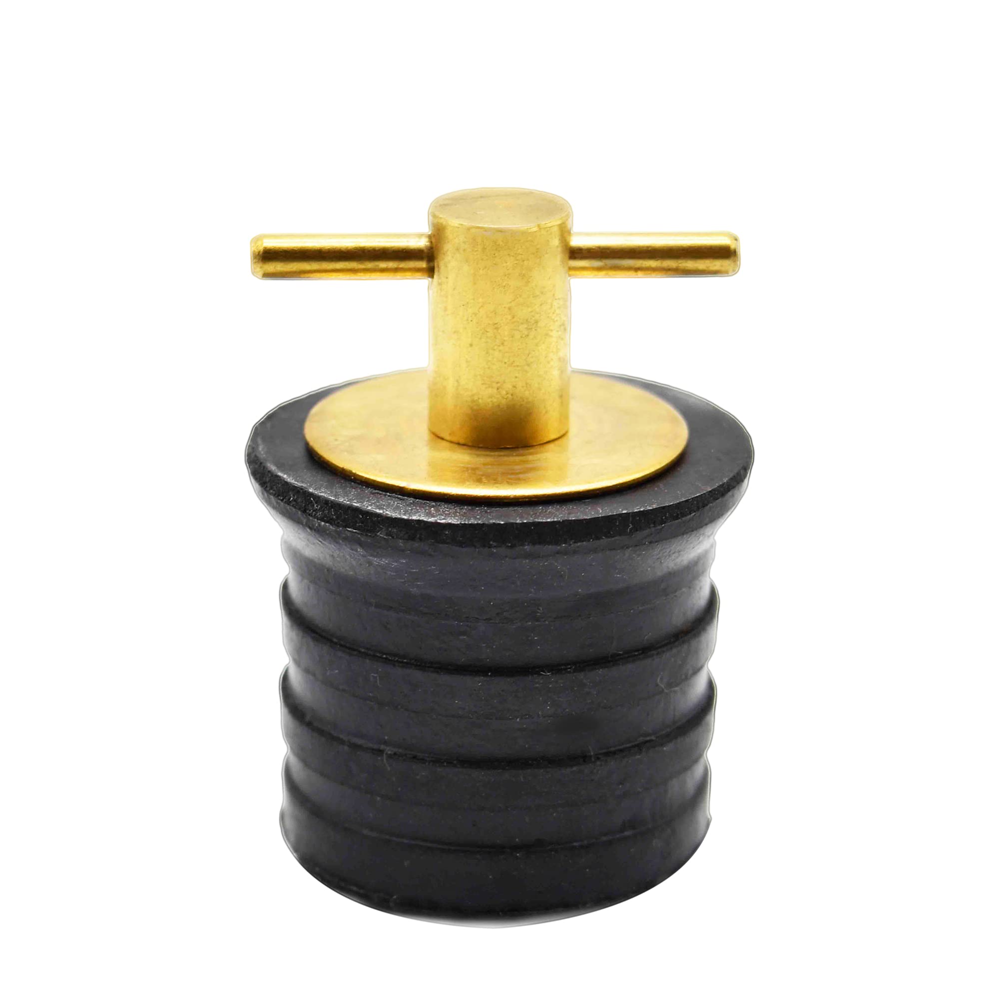 MARINE CITY Brass Drain Plug with Neoprene Seal
