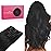 WENNALIFE Clip in Hair Extensions Real Human Hair, 20 Inch 120g 7pcs Human Hair Extensions Clip In Human Hair, Jet Black Hair Extensions Clip In Real Hair Coloured Remy Human Hair Extensions