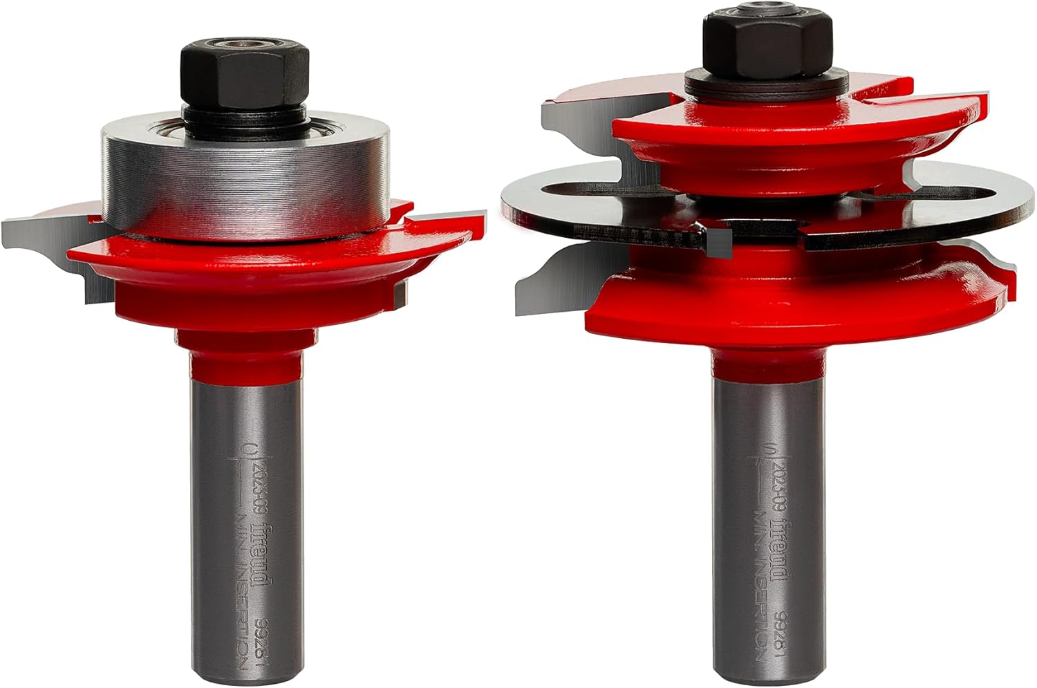 Freud 99-281: 2-3/8" (Dia.) Recoverable Bead Glass Door Bit Sets with 1/2" Shank