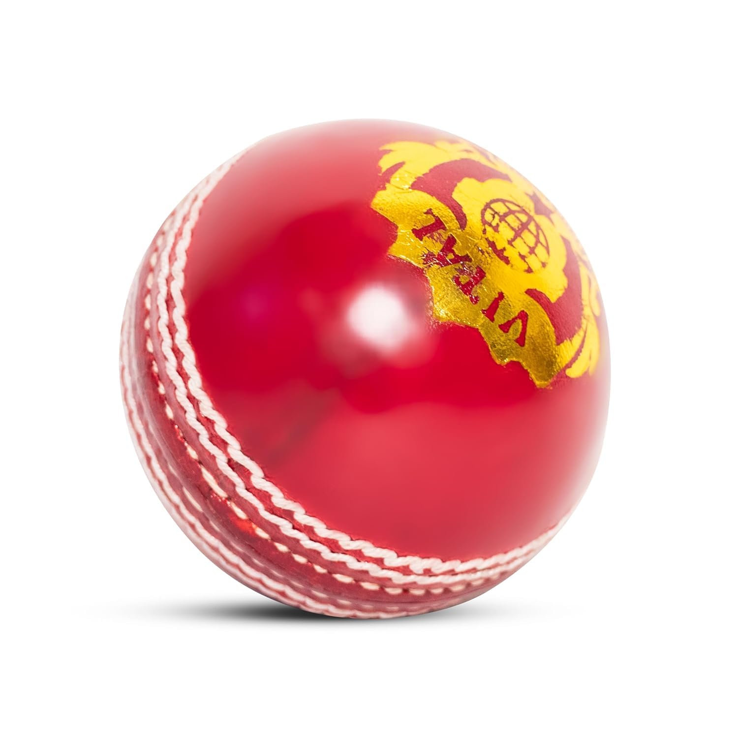 VITAL SPORTS CLUB Leather Ball Pack of 4 | Red Leather Cricket Ball Set | 4 Piece Hard Cricket Leather Ball for Practice & Match Use-image-35