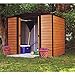 Produktbild Vitavia Gewächshäuser Arrow Metall-Gerätehaus Frankfurt ED 86 Gartenhaus Schuppen 4,26 m² Holzoptik