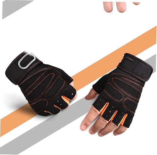 Miniatura 4 de Yardwe 2 Pairs Gym Gloves Mittens for Men Guantes De Gym para Hombres Men Workout Gloves Biker Gloves for Men Sport Gloves Mens Gloves Sports Gloves
