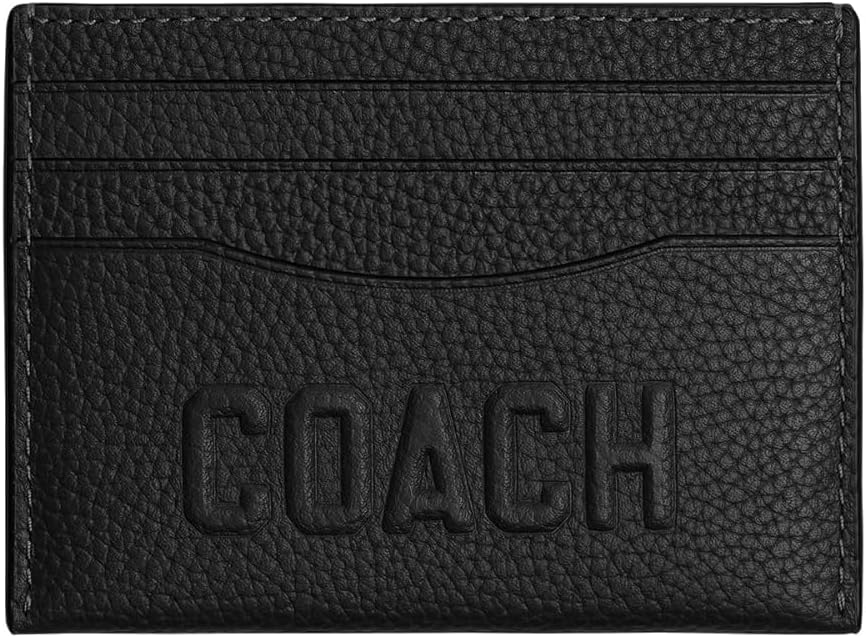 Coach Men's Flat Card Case Accessory-Travel Wallet