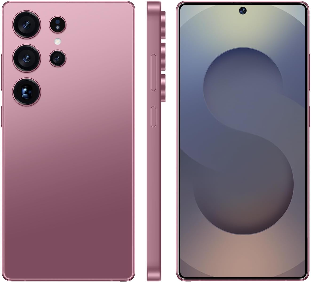 Unlocked Cell Phones, 8+256GB X25 Ultra Smartphone, Unlocked Android Phone, 6.9" HD Screen, Long Battery Life 6800mAh, Dual SIM, US Version/5G (Rose Gold)