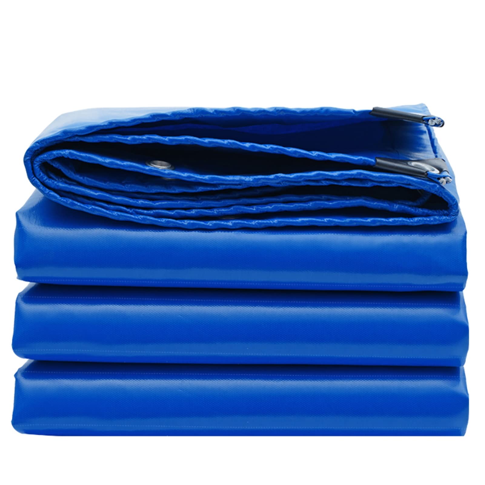 Tarpaulin Heavy Duty Tarp Sheet Cover, Heavy Duty Canvas Tarps With Reinforced Grommets Blue Multisize For Outdoor Use(1.8x1.8m)