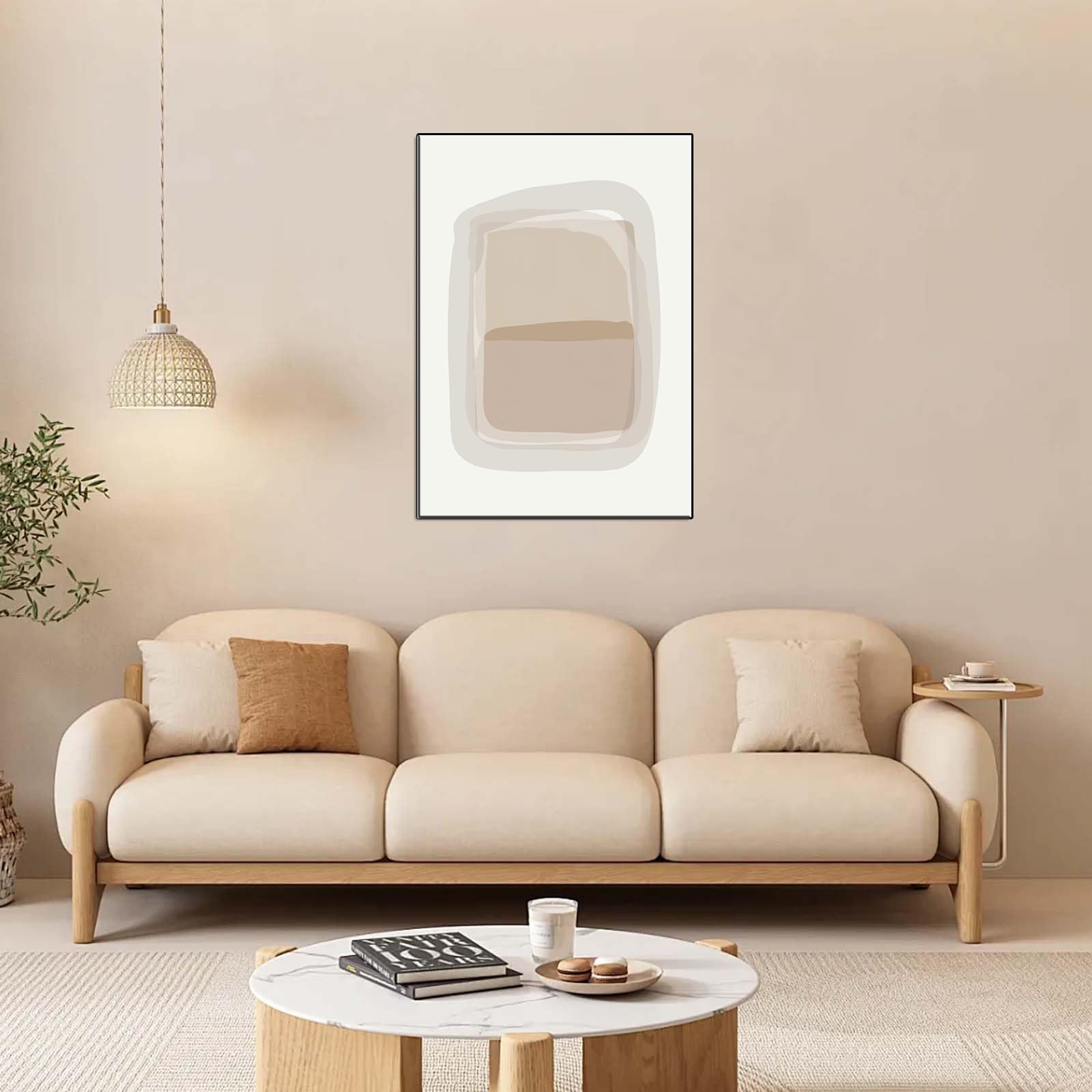 DFZEWKI Abstracts Paintings Art Boho Canvas Posters Wall Pictures for Living Room Home Decor(40x60cm(16x24in)/No frame)