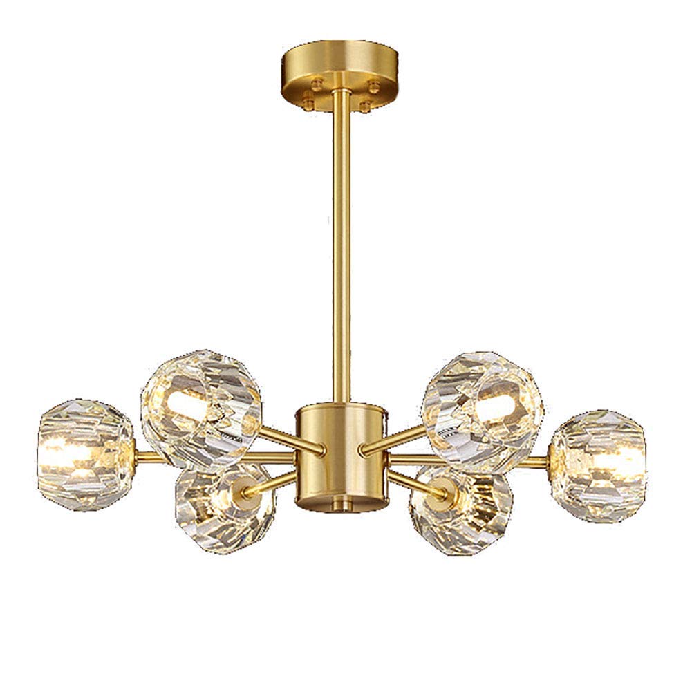 Amazon.co.jp: クリスタルシャンデリア モダン 8灯シャンデリア