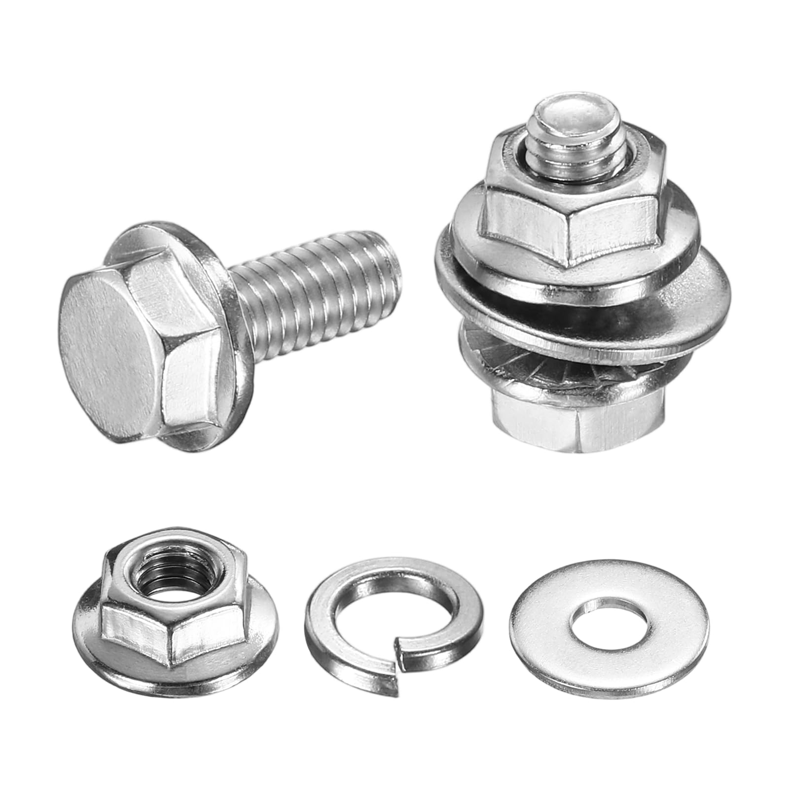 Tornillos M4 para montaje y reparación de electrodomésticos con tuercas 7