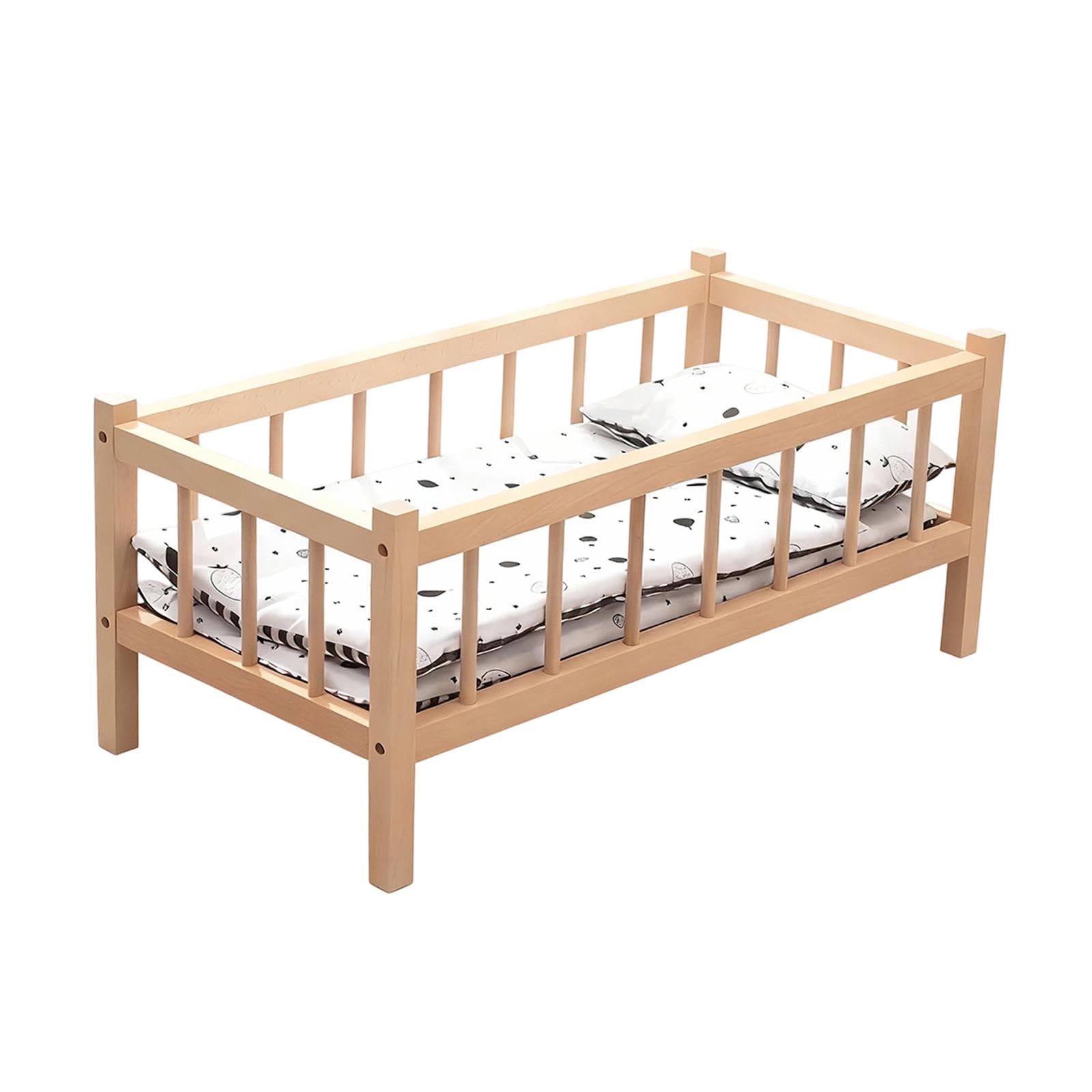 Puppenbett, Puppenbett, Spielzeugpuppen bis 58 cm, Möbel für Fotos