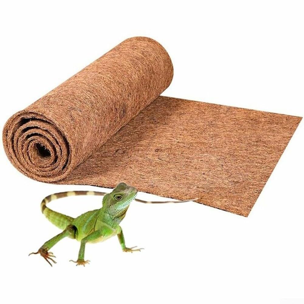 Tapete de coco, 3 unidades de rollo de forro de coco natural de coco almohadilla de fibra de coco forro de fibra de palma de coco forro de cesta colgante para caja de ventana y canales de pared (40 x