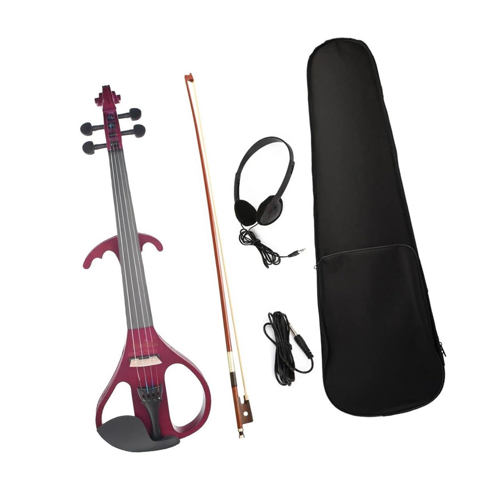 Profesjonalny Instrument Strunowy Skrzypce Pełnowymiarowe Korpus Z Litego Klonu Z Zestawem Akcesoriów Instrumenty Strunowe Skrzypcowe