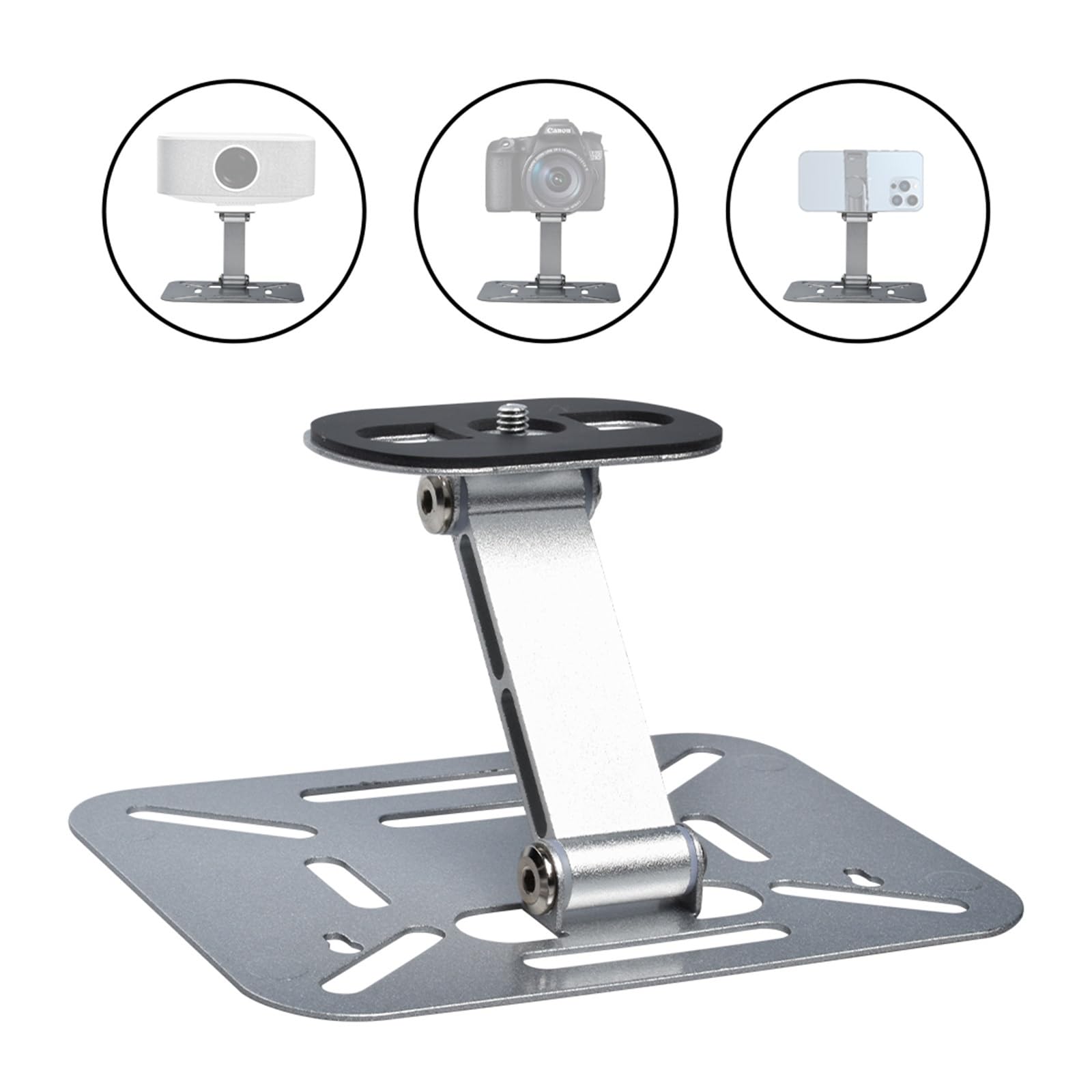 Soporte for Proyector, Compatible con Magcubic, Montaje En Pared HY300 HY320 | Soporte de mesa de techo y soporte de montaje en pared for instalación de proyector(Silver)