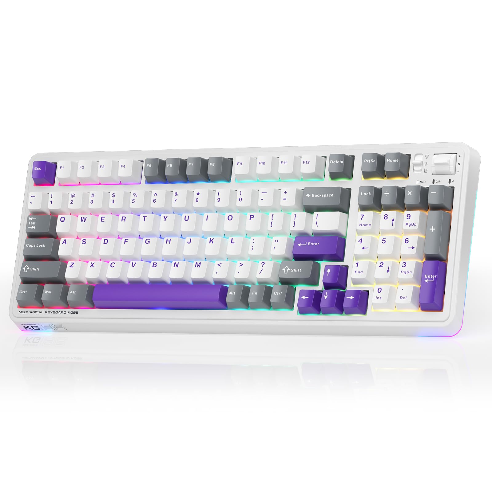 Amazon.com: Machenike KG98 Mechanical Keyboard,Hot Swappable