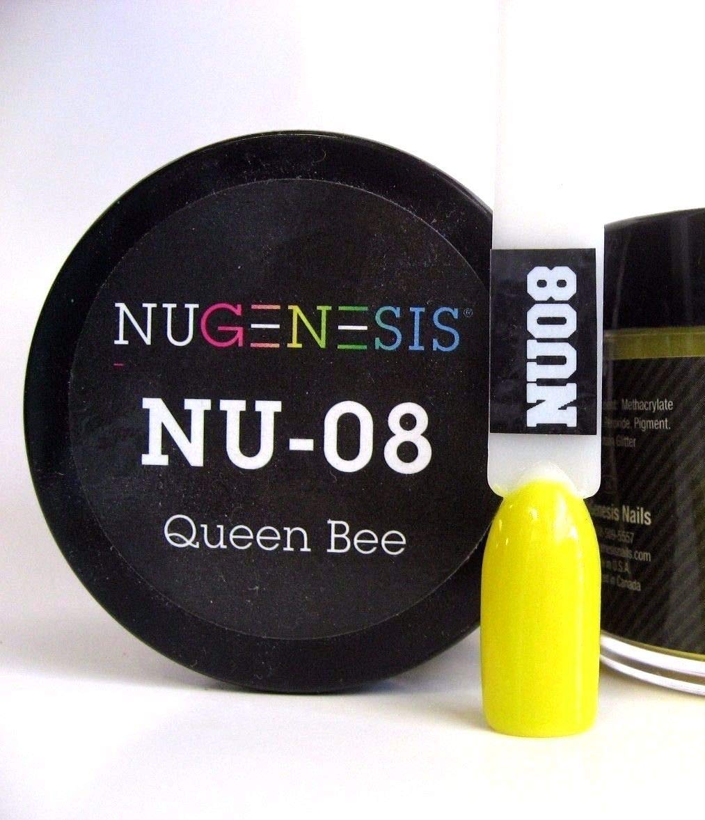 NuGenesis Nail Dipping Powder Color 1.5oz/43g Jar - (NU08 QUEEN BEE)