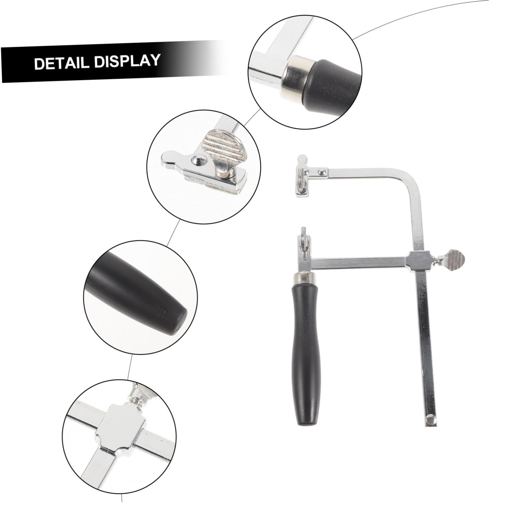 OSALADI 5 Pezzi Seghetto per Gioielli con Telaio Strumento Lavorazione Artigianale per Fai da Te Precisi per Modellismo e Lavori Legno Attrezzo Versatile e Resistente per Creazioni