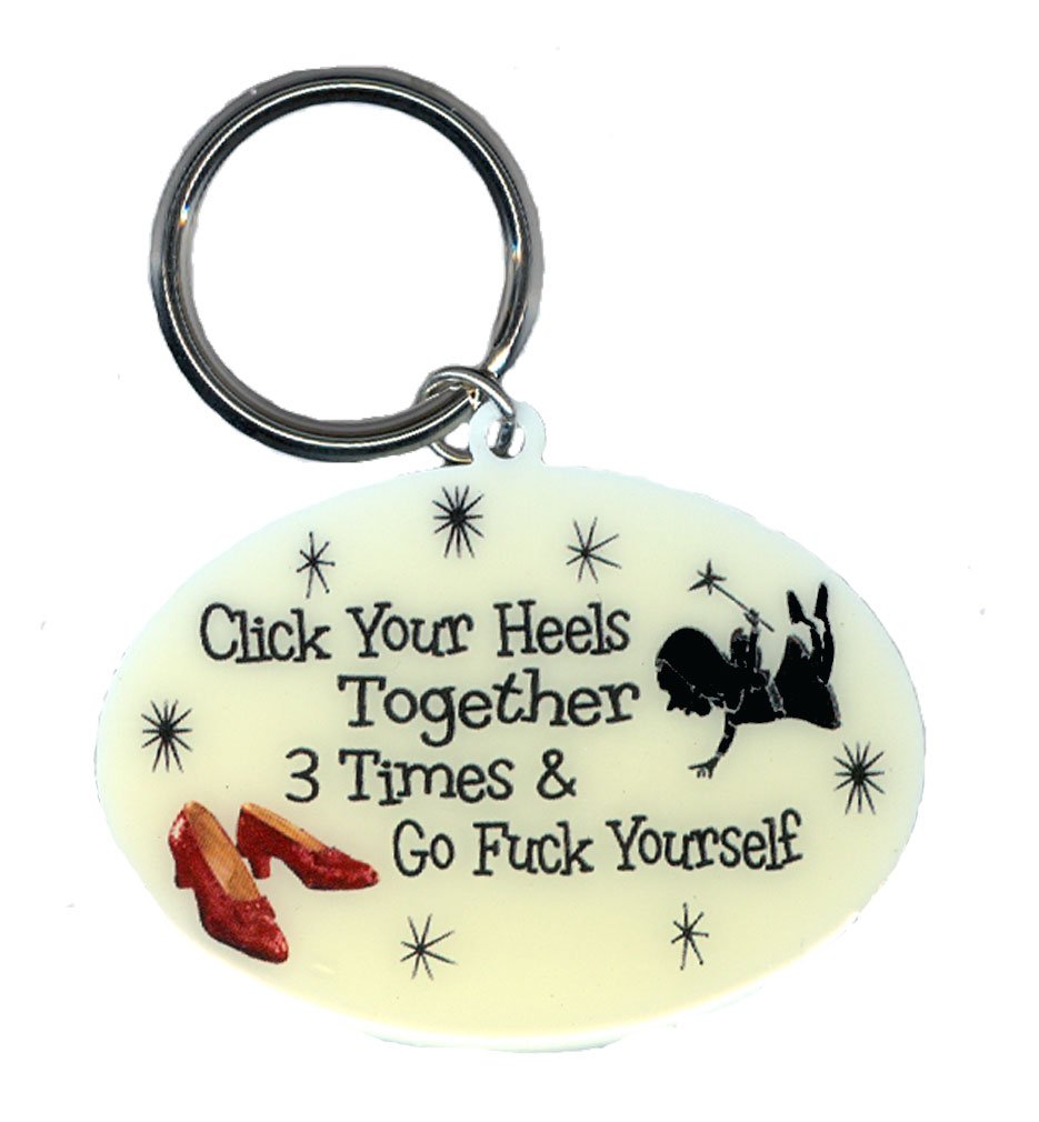 Click Your Heels - Metal Keychain