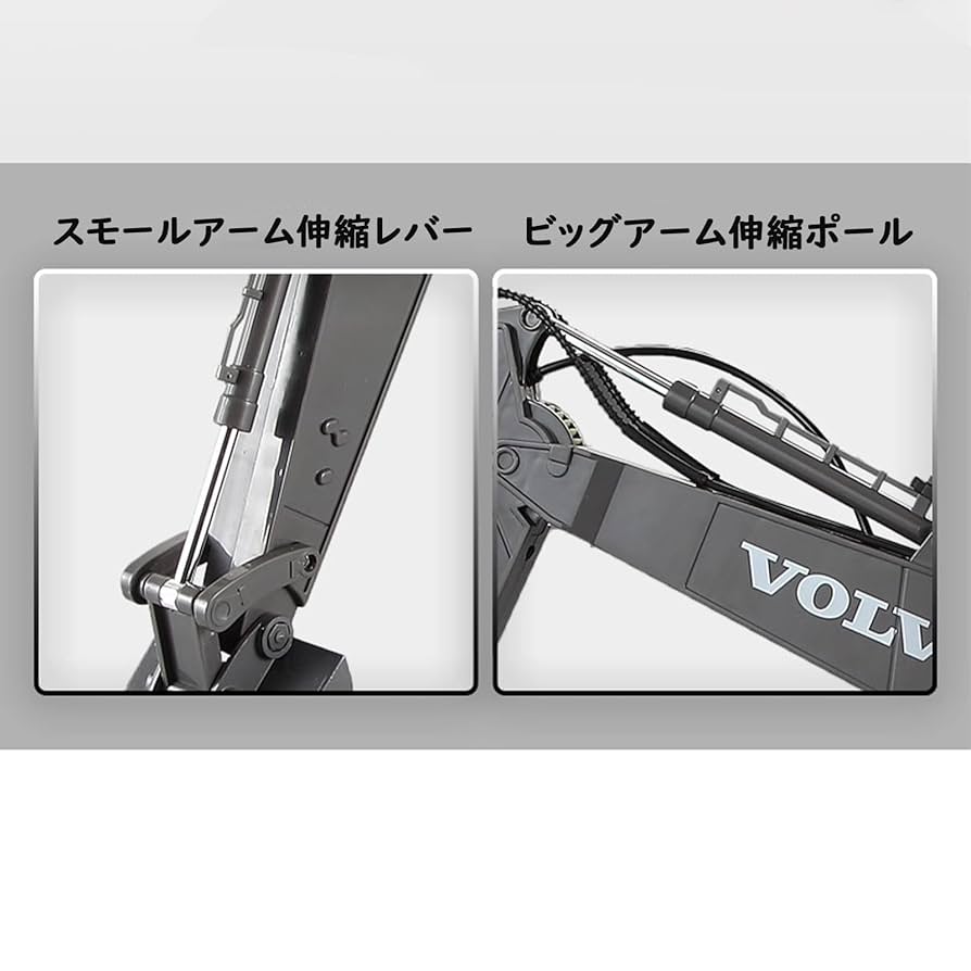 Amazon.co.jp: RCショベルカー ラジコン 3-in-1 掘削機 パワー