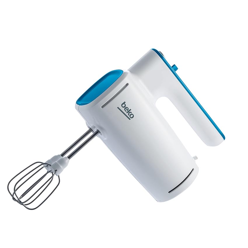 Immagine del prodotto Beko - HMM5400W - Sbattitore Elettrico, 425 W, Funzione Turbo, Acciaio Inox, 2 Fruste, 2 Gangi Impastatori - Bianco