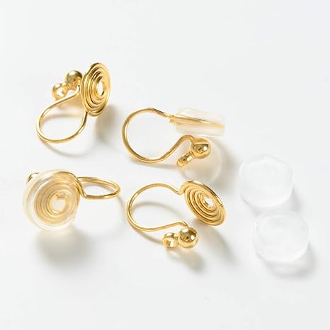 Amazon 紗や工房 イヤリングパーツ クリップ 金メッキ 3mm玉付 横カン シリコンカバー付 約1 4cm 10ペア 金 ハンドメイド アクセサリーパーツ アクセサリーパーツ 通販 Amazon 紗や工房 イヤリングパーツ クリップ 金メッキ 3mm玉付 横カン シリコンカバー付 約1 4cm 10ペア 金 ハンドメイド アクセサリーパーツ アクセサリーパーツ 通販