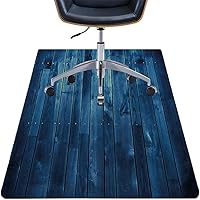 Vista 112 de Teal Hardwood Floor Desk Chair Mat, Painted Wood Board Horizontal Lines Birthdays Easter Holiday Print Backdrop Image, Protects Hardwood Floor Under