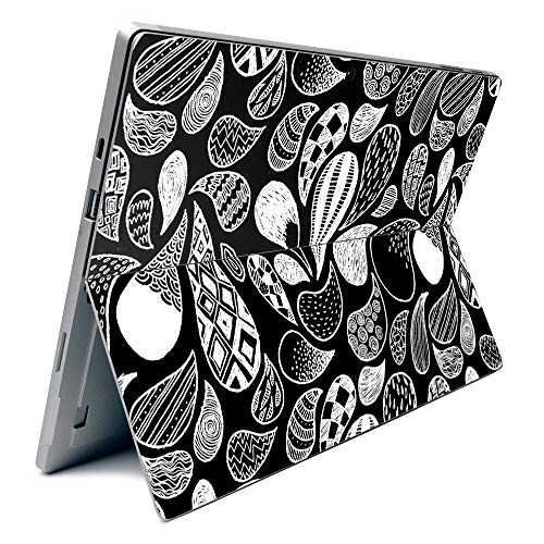 Image of MightySkins Carbon Fiber Skin for Microsoft Surface Pro 7 - Drops | Textured Carbon Fiber Finish | Easy to Apply, Remove, and Change Styles | Made in The USA