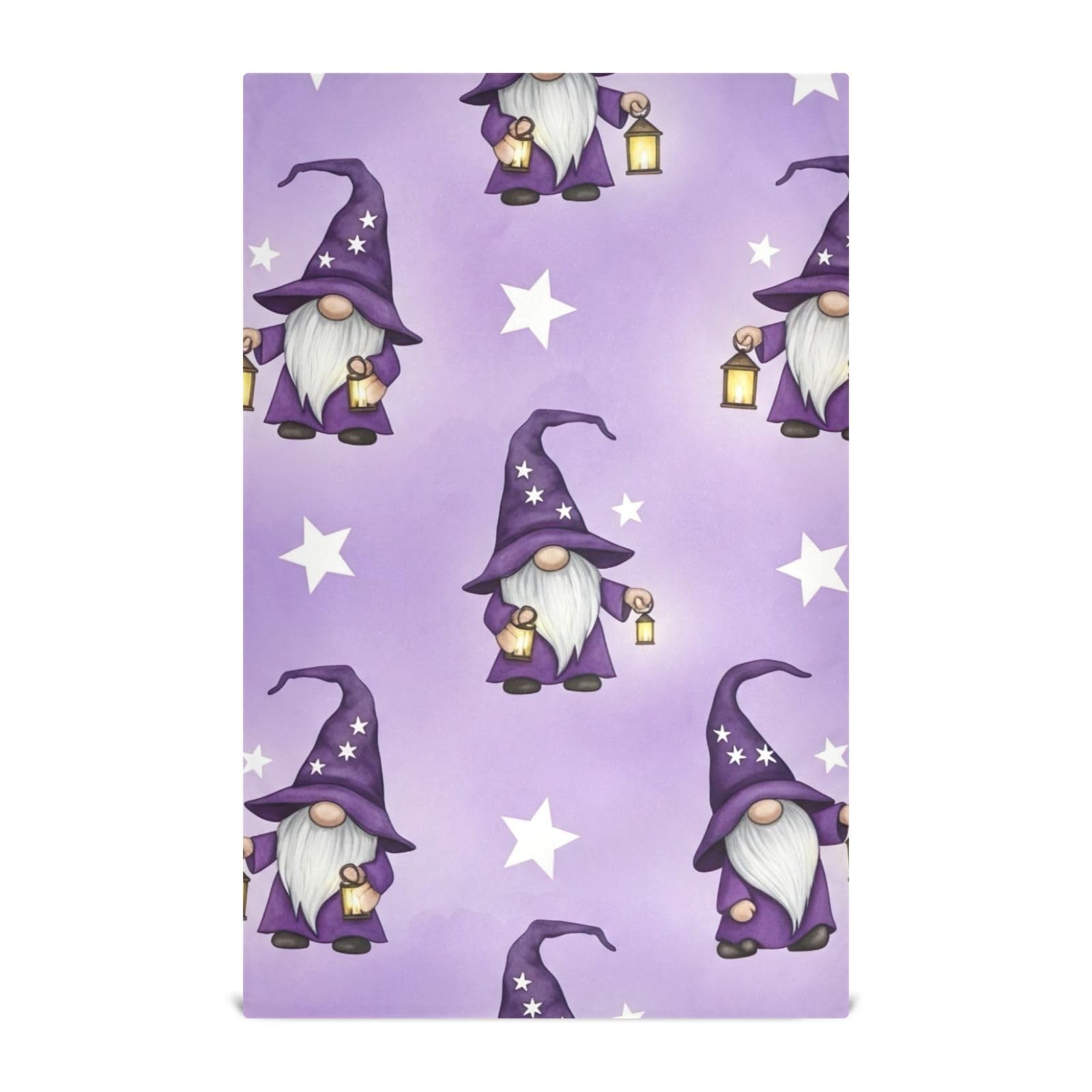 Torchons de cuisine violets lot de 6 grand format 71x45,7 cm essuie-mains