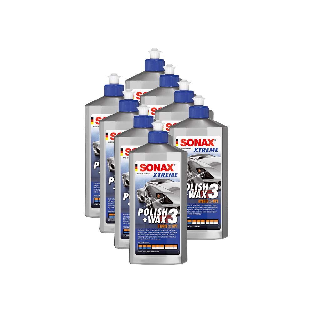 SONAX 8X 02022000 Xtreme Polish+Wax 3 Hybrid NPT Politur Wachs Pflege 500ml