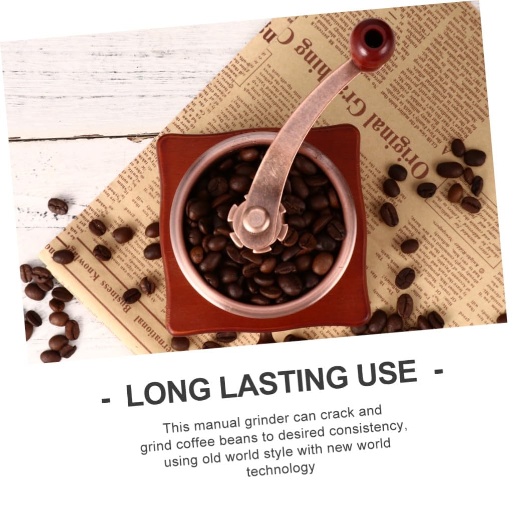 SHINEOFI Molino de Café Manual Portátil de Cerámica 1 Unidad Molinillo para Granos y Cereales Desmontable y Fácil de Limpiar Adecuado para Cocina Oficina y Viajes