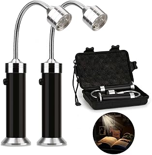 Lot de 2 Lampe pour Barbecue Portable Magnétique LED Lampe Gril pour Barbecue Réglable 360° BBQ Light Grill light pour Barbecue Barbecue Grill Extérieur Grill Accessoires Outils