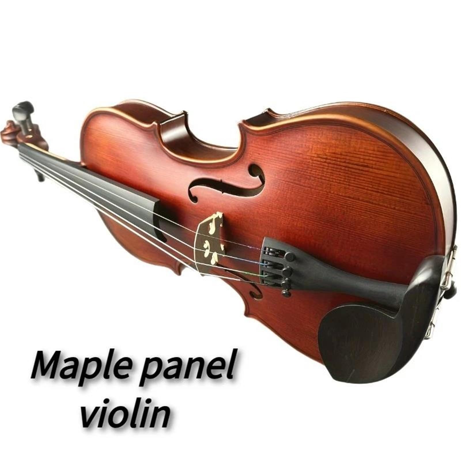 Violino Violino Professionale Di Dimensioni Standard Con Cordiera In Ebano Custodia Inclusa Corde Per Archetto Strumenti Musicali(1-2)