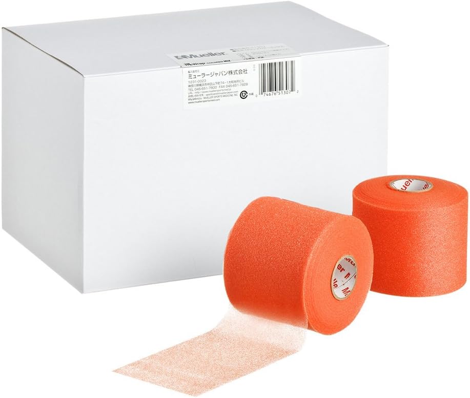 Mueller (Mueller) M wrap Color Big Orange Mwrap Colored Big Orange 70mm [12 Pieces] Under Wraps Small Pack 23709 Orange 70mm