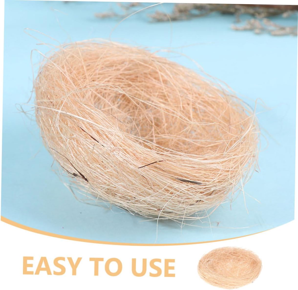 BESPORTBLE 40pcs Decorative Bird Nest Ornament for Home Party Material Bird Breeding Nest for Light Items Holiday Table Decorations Soft