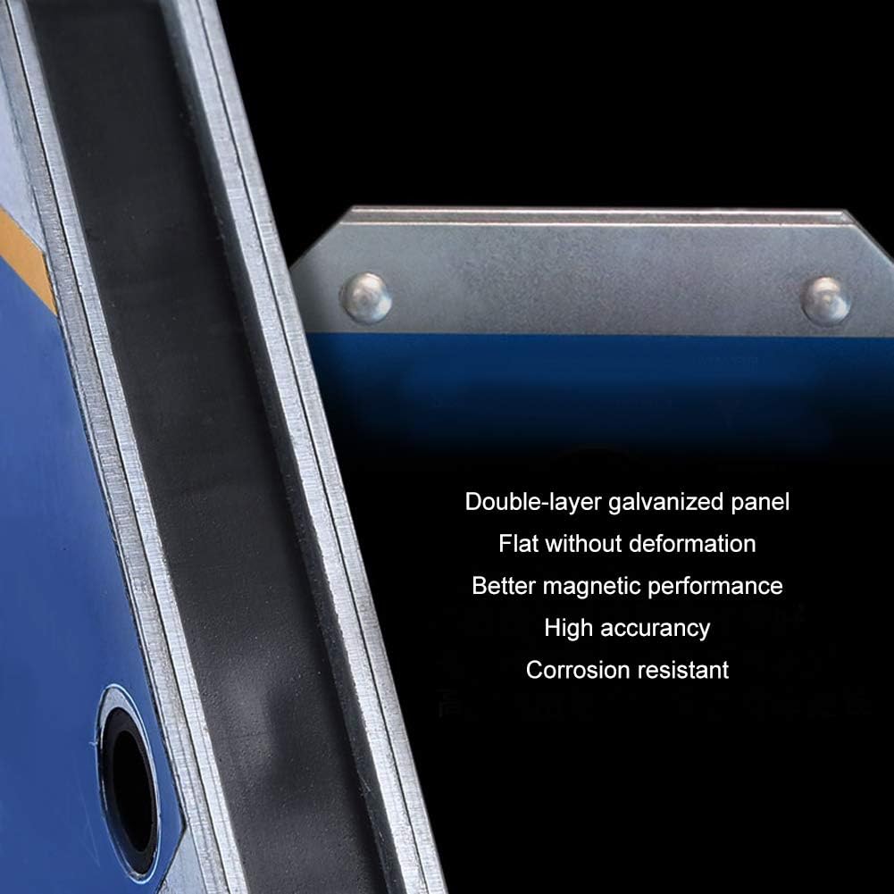 Strong Welding Magnet with Switch, 66-110 lbs Holding Power, Adjustable 45/90/135 Degree Magnetic Welding Clamp for Metal Positioning and Fixing