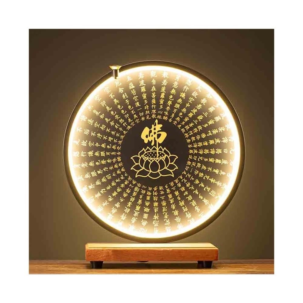 Feng Shui statuetka Buddy, ornamenty, lampa, pierścienie, dekoracja biurka, wejście Feng Shui, ornamenty, dekoracja biurka (czarna)