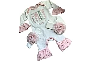 Personalized Sleeper Baby Coming Home Outfit, Personalized Neutral Naby Romper and Hat Set