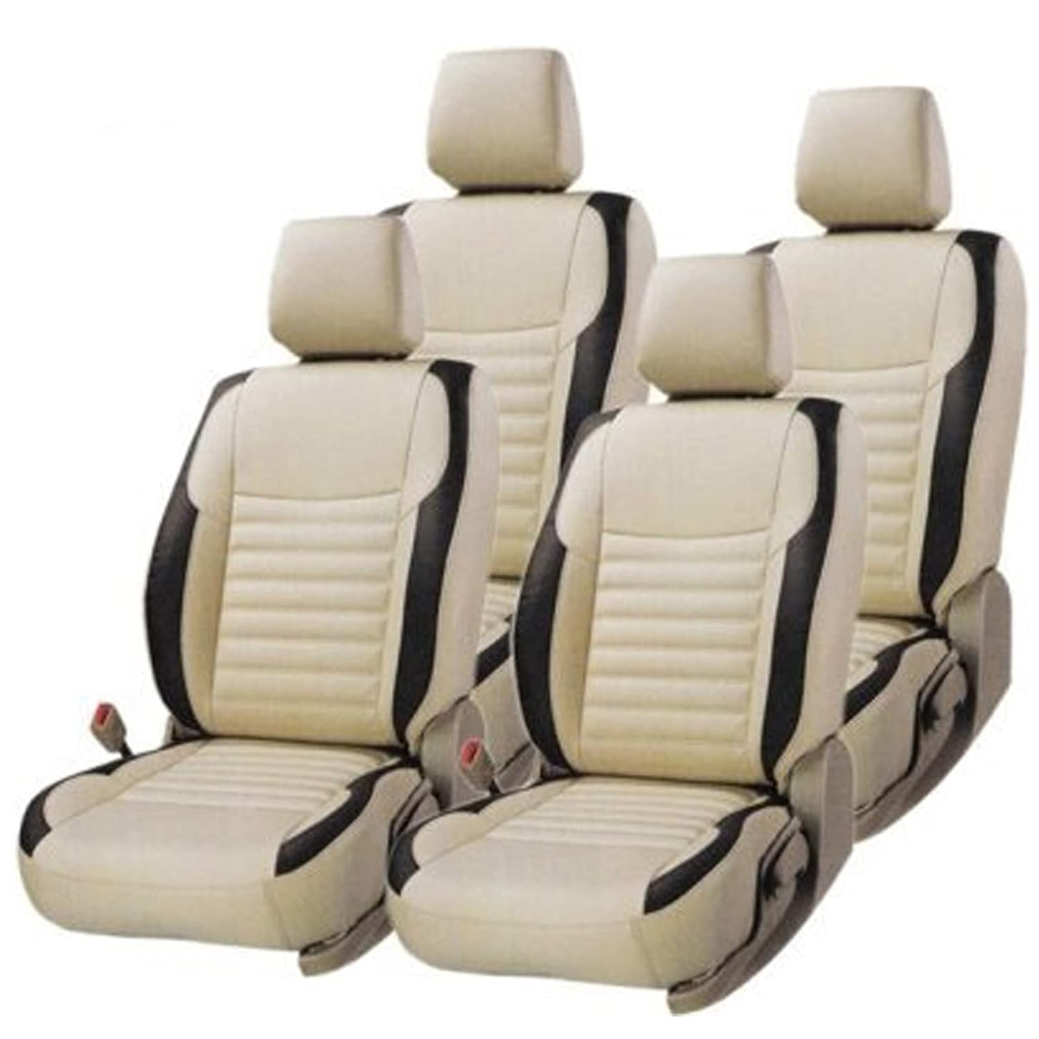 Autofact AF06 Art Leather Car Seat Covers Compatible for Honda Brio