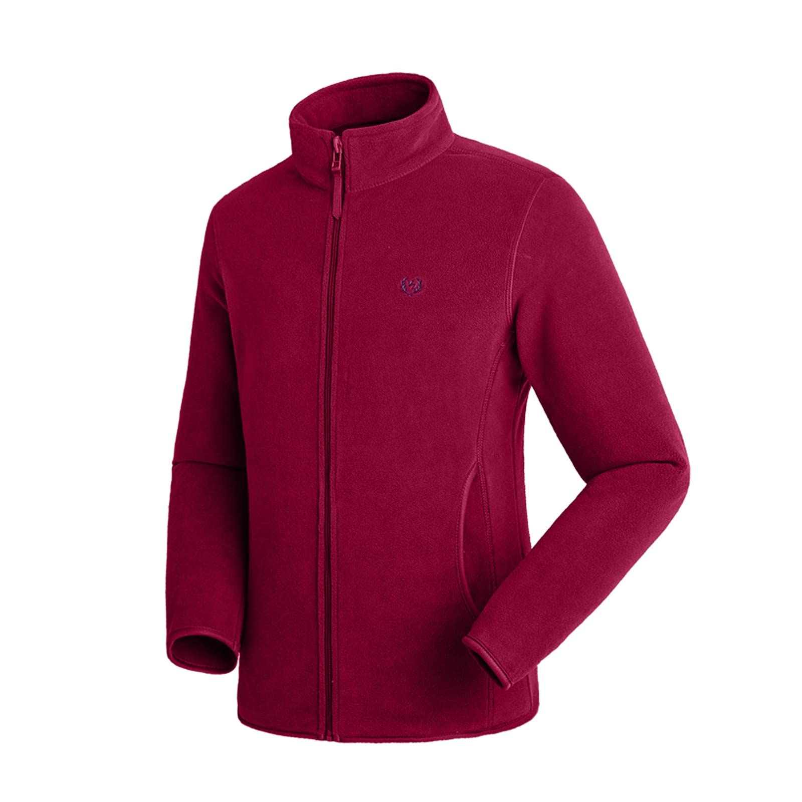 Polaire Homme Veste Sweatshirt Chaude Manches Longues Hiver Zippé Blouson Fleece Gilet avec Poches De Randonnée Jacket