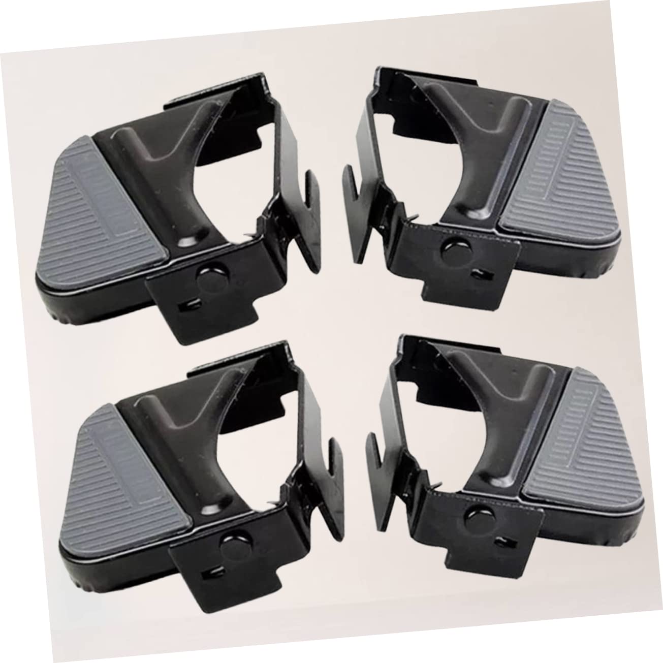 Garneck Carbon Steel Bike Rear Stunt Pegs Foot Pedals Toe Cages Boys and Girls Bike Accessories