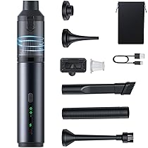 Aspirapolvere Auto, Aspirabriciole Senza fili 16000 PA con Motore Brushless ad Alte Prestazioni, Aspirapolvere Portatile da Tavolo con Accessori, Viene Utilizzato in Divani, Automobili, Computer