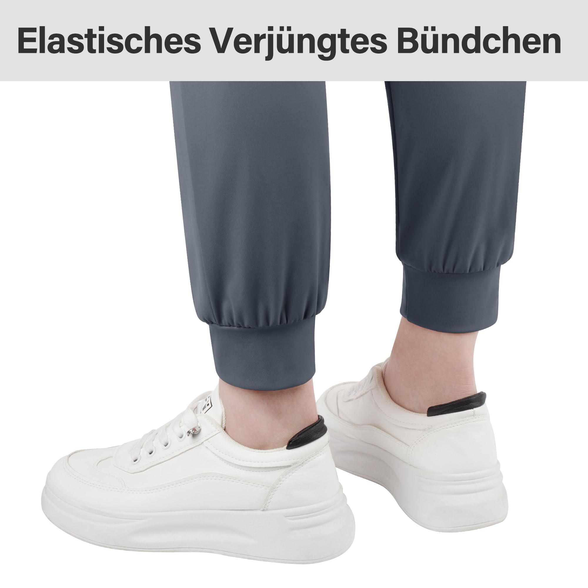 BIG ELEPHANT Confezione da 3 Pantaloni da Jogging per Bambine con Tasche, Pantaloni Sportivi a Vita Alta per Yoga e Corsa