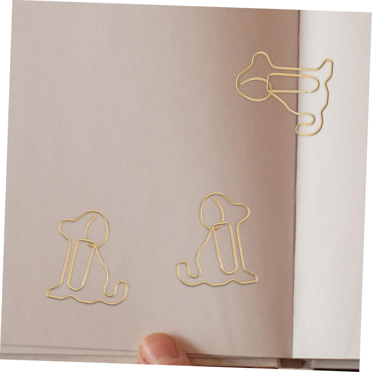 PRETYZOOM 5 Set Di Fermagli Per Carta in Metallo Set Di Fermagli Divertenti Set Di Piccoli Fermagli Per Ufficio Fermagli Creativi A Forma Di 100 Pezzi * 5