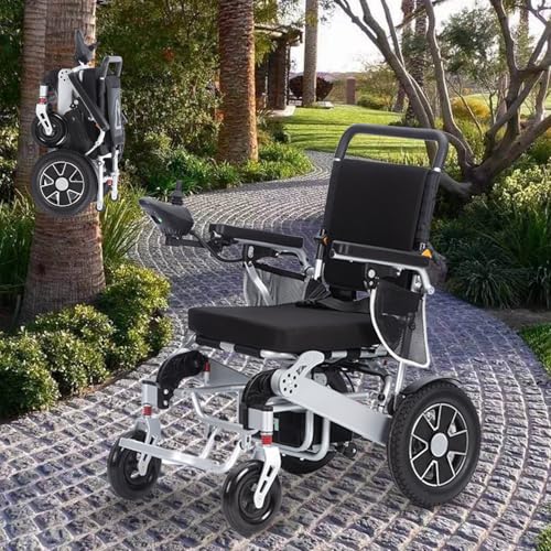 Electric Wheelchair for Adults,55lbs Lightweight Folding Power Wheelchair, 20 Miles Longer Range-500W Dual Motors Intelligent Foldable All Terrain Motorized Mobility Scooters for Seniors
