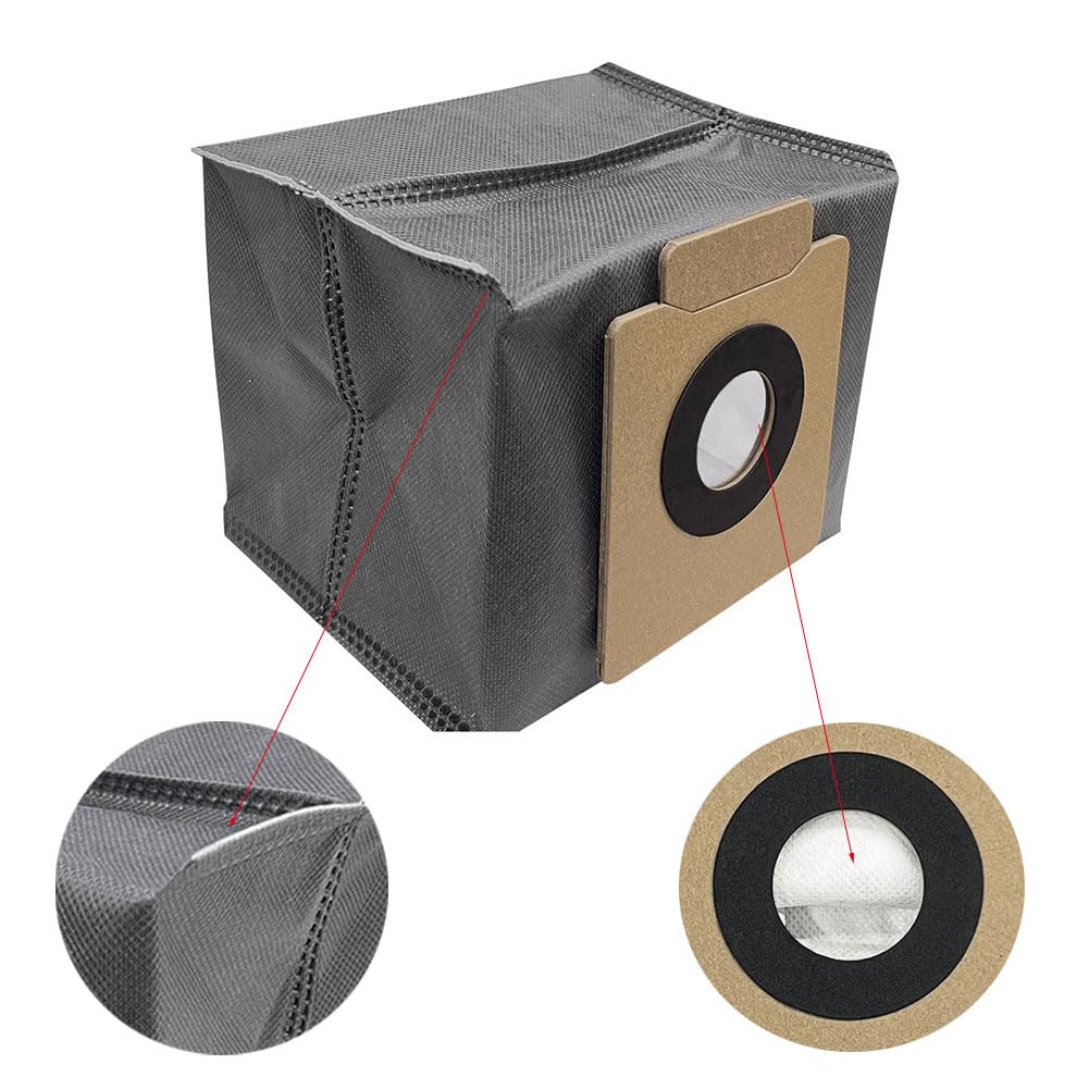 Accessori Pulizia Ecologici Kit Ricambi Per Eufy X10 Pro Omni - 11 Pezzi: Spazzola Rullo, Spazzole Laterali, Sacchetti, Filtri HEPA E Panni Mocio Ricambi Eufy X10 Pro Omni