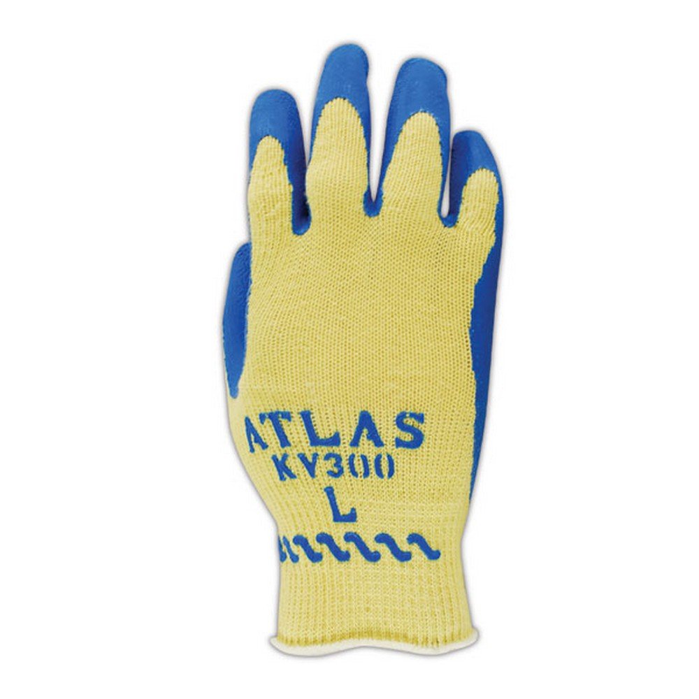 Onе-Dау Sаlе: Uр tо 70% оƒƒ Showa Best KV-300-S SHOWA Best Atlas KV300 Kevlar Glove with Latex Palm Coating, Blue, Small (Pack of 12)