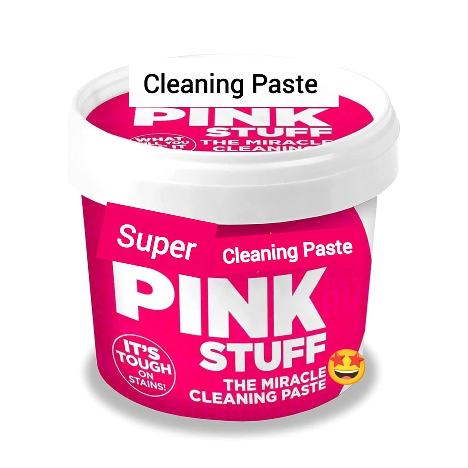 Pink Stuff, The Miracle all-purpose cleaning paste Pink Cleaner, Cleaning Paste For Kitchen, Bathroom, Dishes, Sink, Tiles, Floors, Household Supplies, Household Cleaner Tool
