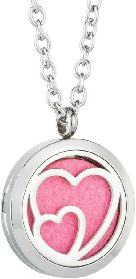 JAOYU Essential Oil Necklace For Women Men Aromatherapy Animal Jewelry Stainless Steel Diffuser Locket | Teens Girls Party,Birthday Gift