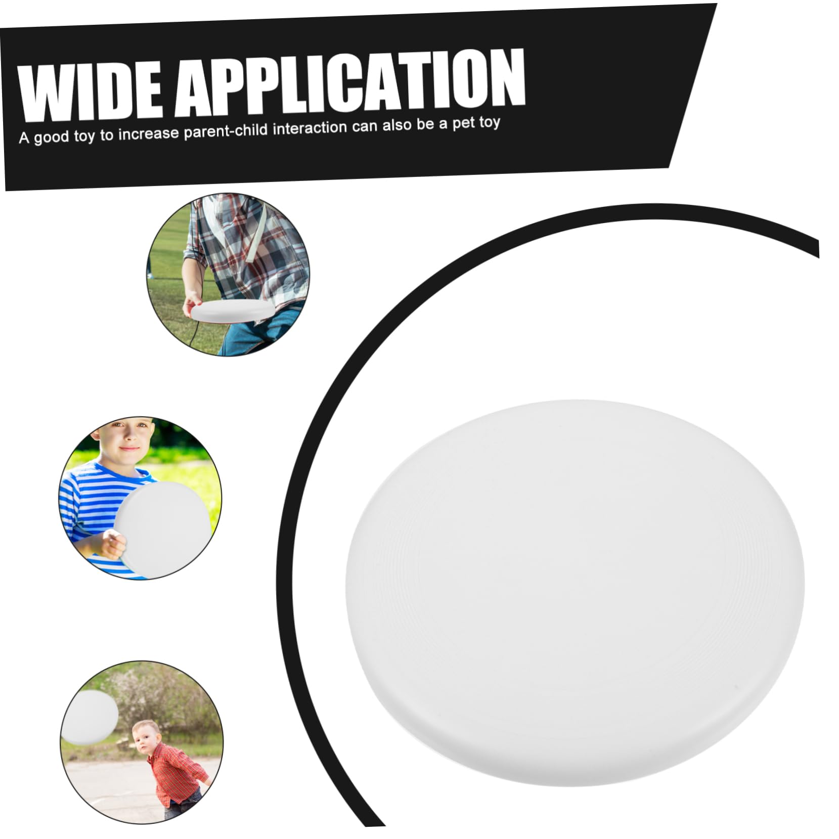 ifundom Outdoor Sports Flying Disc Toy for Boys and Girls Adults Interactive Disc Soft Portable