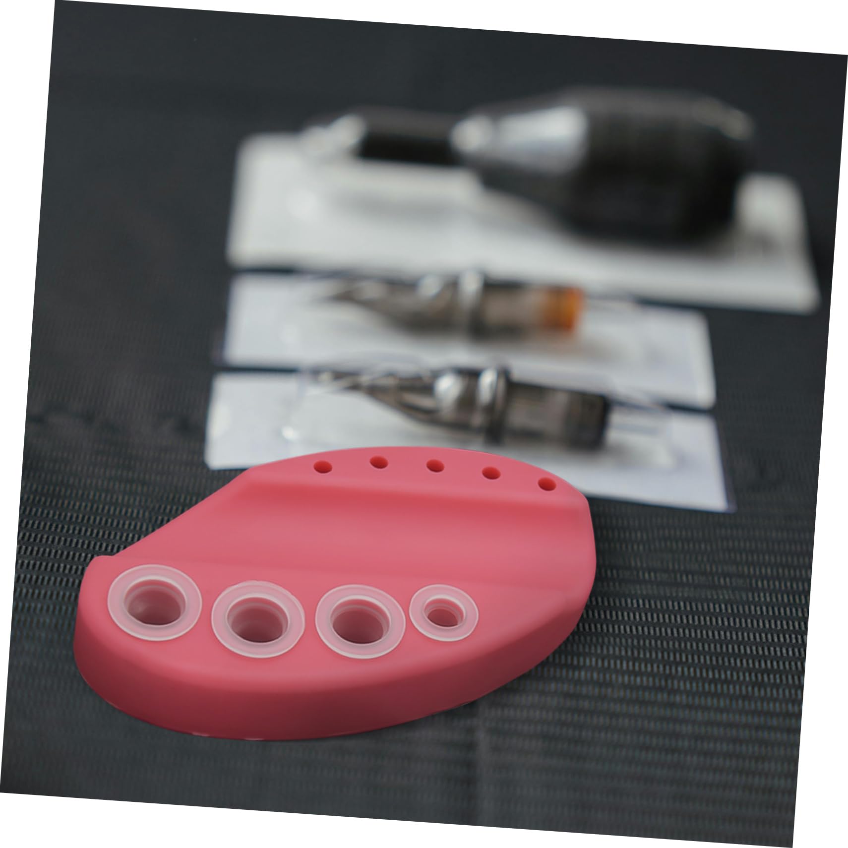 FRCOLOR 800pièces Cupules Silicone u Pour Encre Pour Tatouage Et Maquillage Permanent Utilisation Recyclable