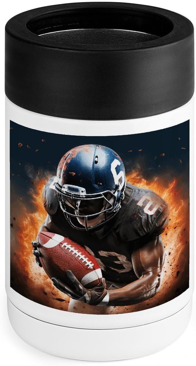 Cool American Football Cooler Quick-Cooling Drink Chiller Cold-Retention Beverage Cooler Luxury Drink Cooler Portable Beverage Chiller for Beer Wine Champagne Cooler for BBQ Camping Party