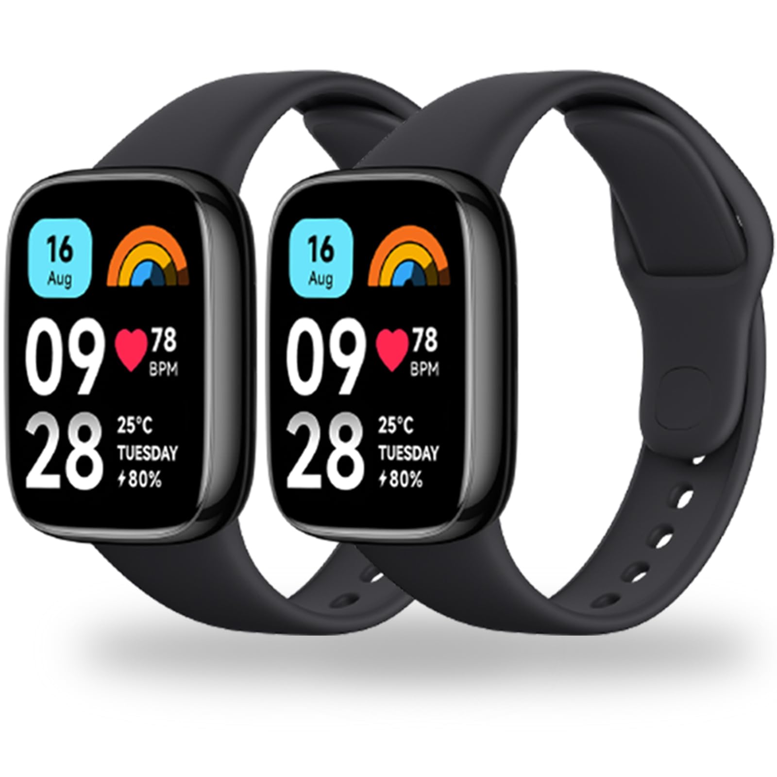 Pulseras Deportivas de Colores Compatibles con Redmi Watch 3 Active, Suaves y Transpirables Liberación Rápida (6 Piezas)